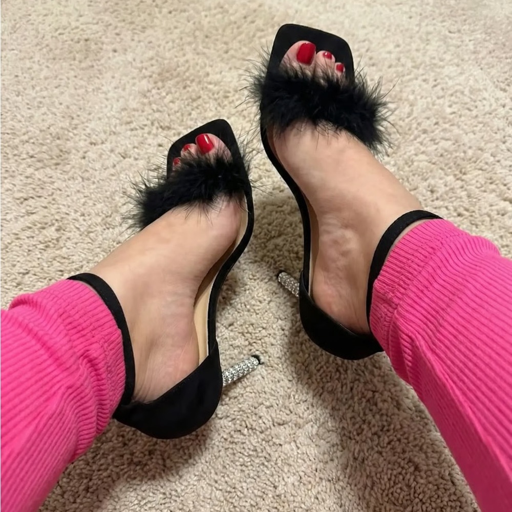 Fashion Nova Furry Heels